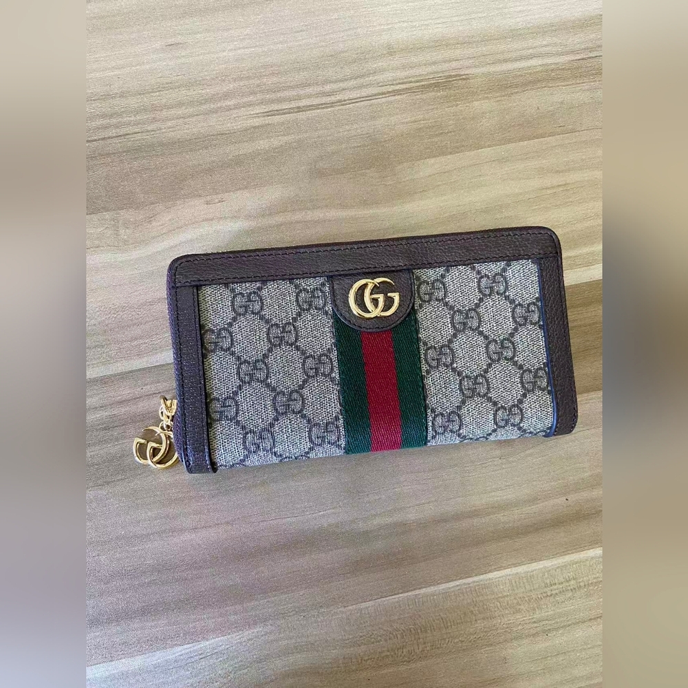 Gucci Ophidia zip around wallet